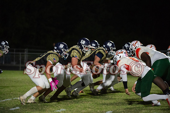 FTF Varsity FB6 vs East Lincoln-113